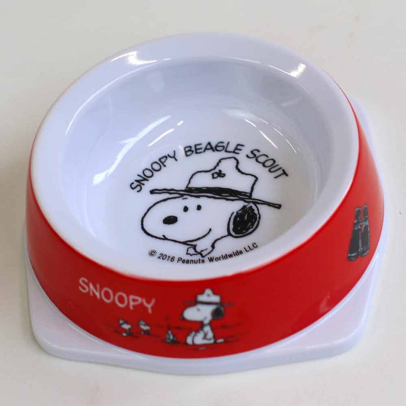 SNOOPY スヌーピーフードボウル レッド S