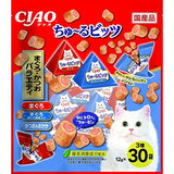 いなば CIAO ちゅ～るビッツまぐろ・かつおバラエティ 30袋入り