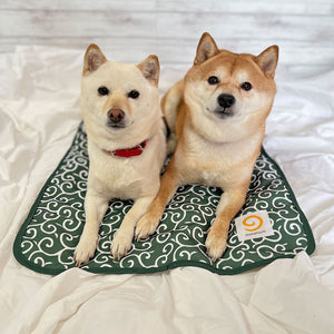 mamemochi 沼る唐草ラウンドベッド & ブランケット  セット〜唐草まみれシリーズ〜