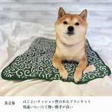 mamemochi 沼る唐草ラウンドベッド & ブランケット  セット〜唐草まみれシリーズ〜