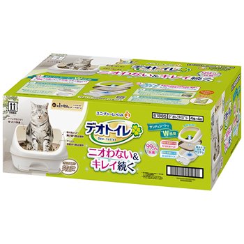 unicharm デオトイレハーフ本体ナチュラルアイボリー